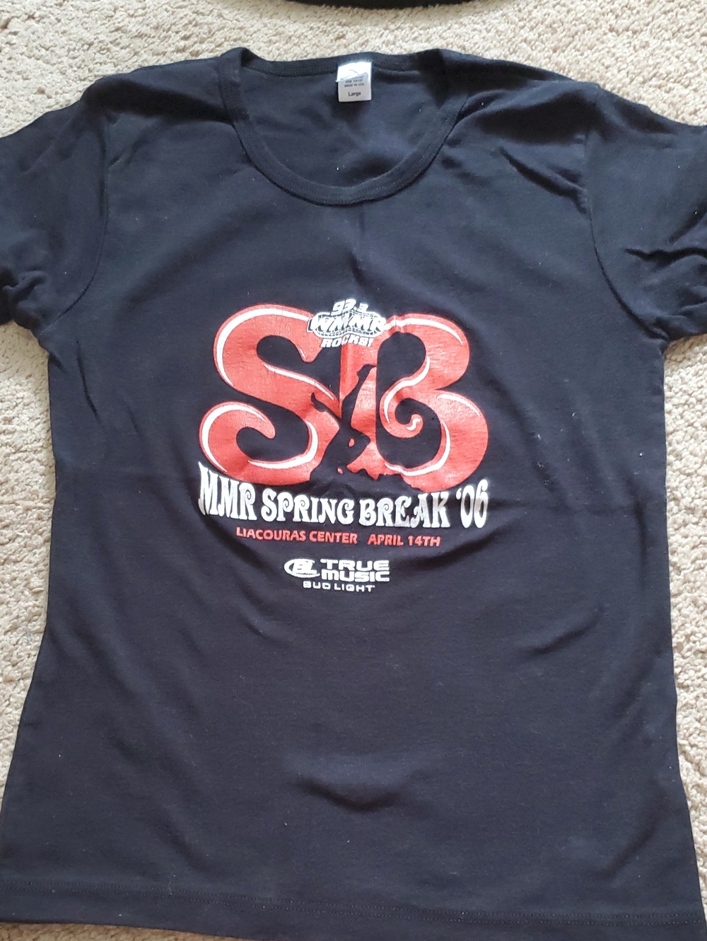 MMR Spring Break '06 Black Graphic Tee